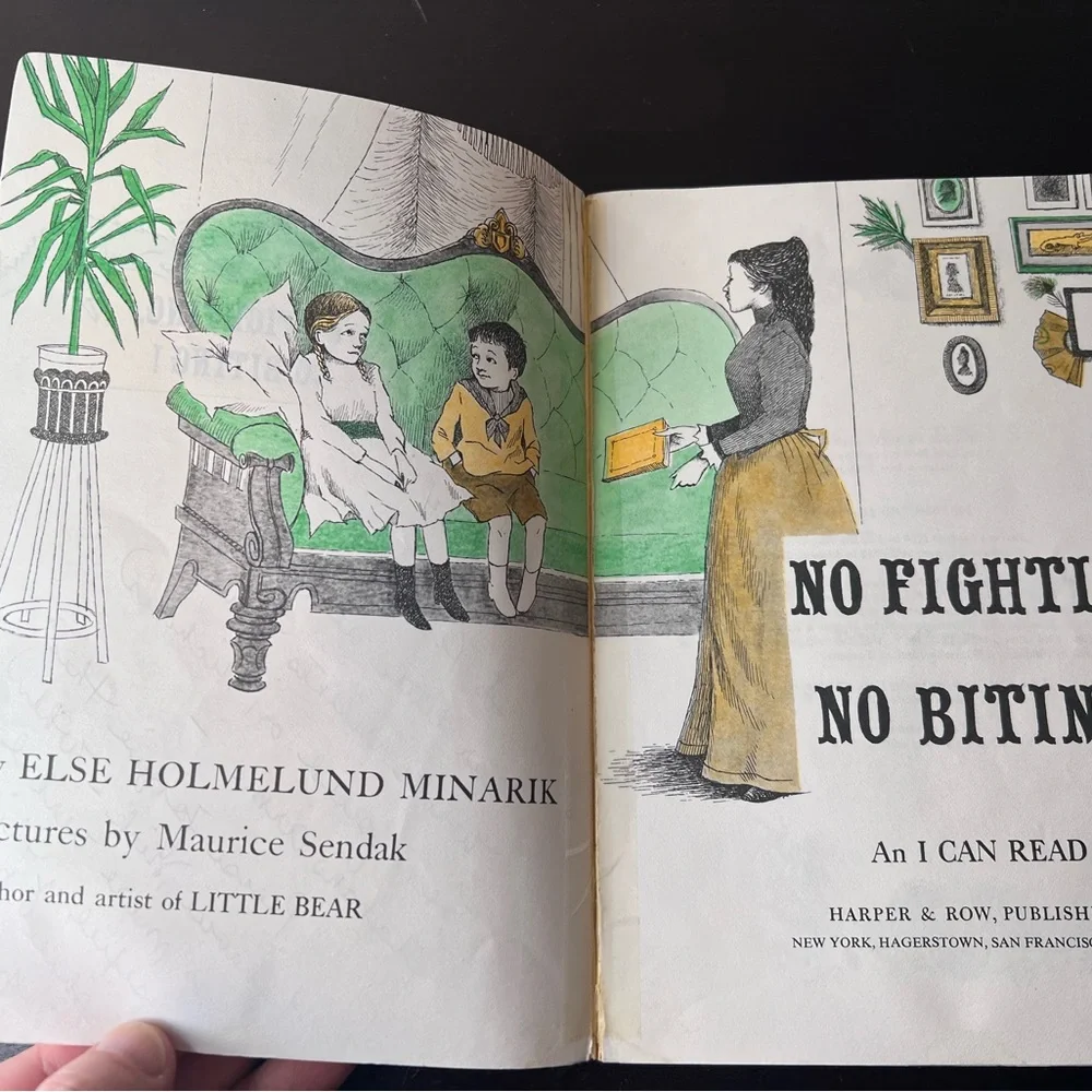 No Fighting, No Biting! Children’s Book (1978) Illustrated by Maurice Sendak